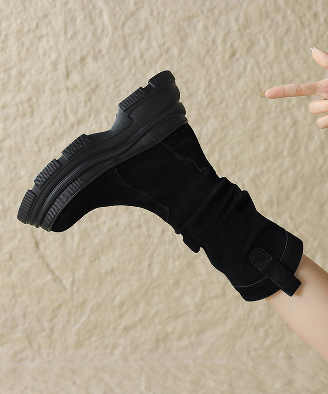 Kvinners Plattformstøvler i Brun 3