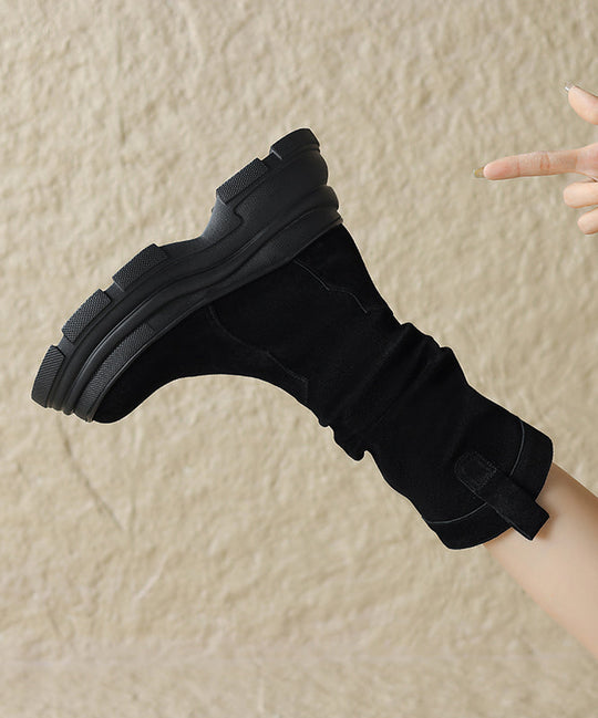 Kvinners Plattformstøvler i Brun 3