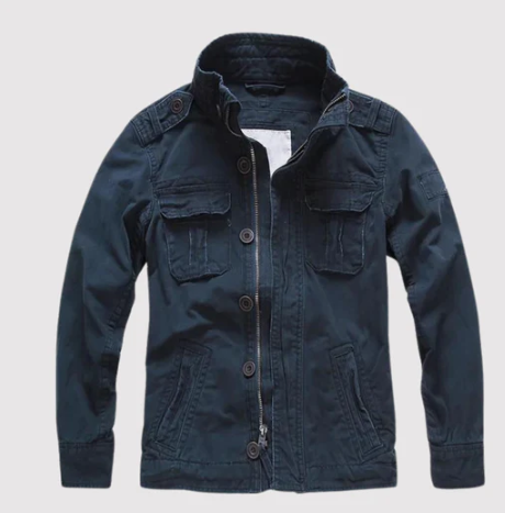 Kvinners Retro Denimjakke med Fler Fikk 1
