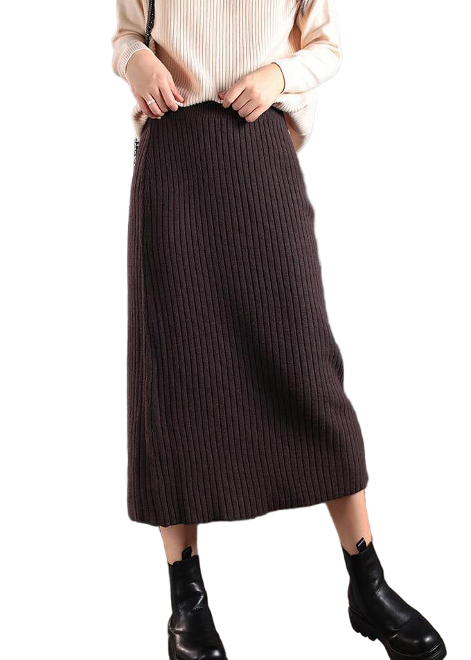 Kvinners Skjorter med Elastisk Midje Patchwork Design 0