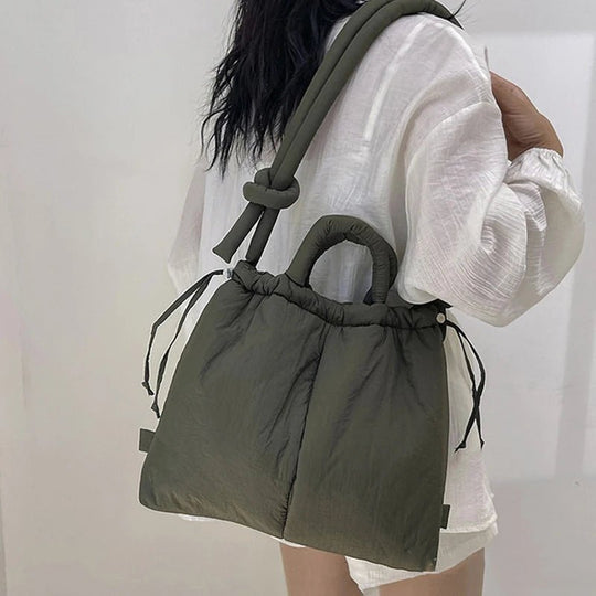 Kvinners Skulderveske med Puffer Design 1