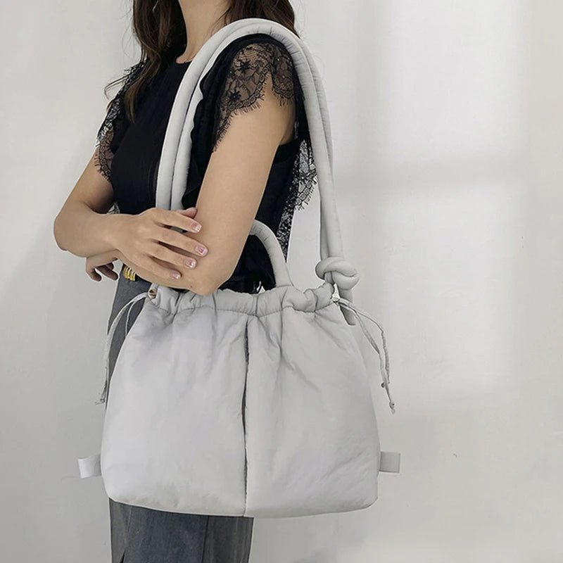 Kvinners Skulderveske med Puffer Design 2