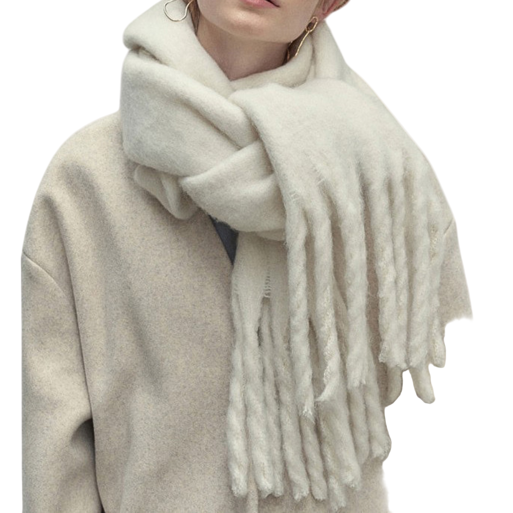 Kvinners Tørklæde i Myk Polyester 0