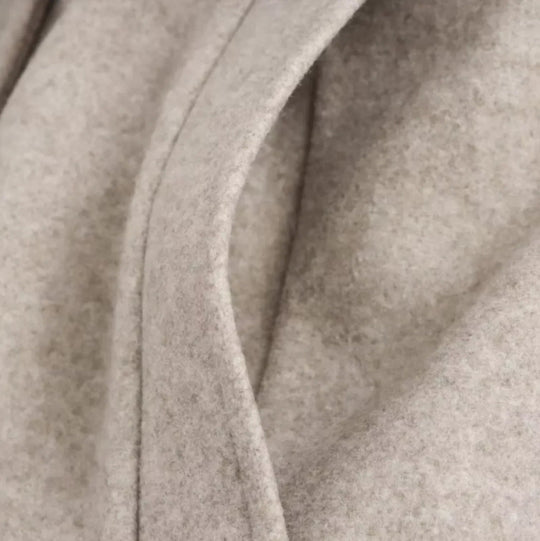 Kvinners Trenchcoat Med Belte Og Pelskrage 5