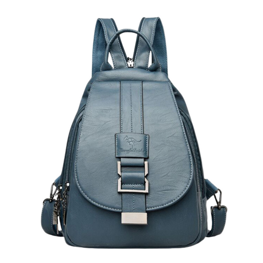 Kvinners Trendy Rygsekk i PU-lær 0