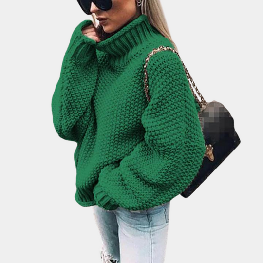 Kvinners Tykk Sweater med Stil 2