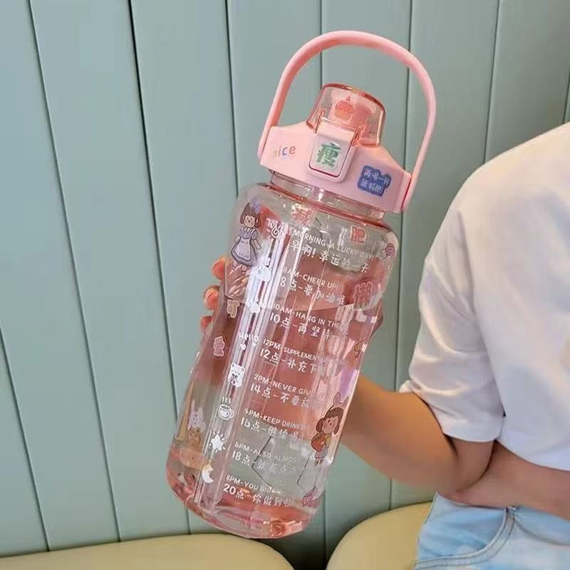 Kvinners Vannflaske med Ergonomisk Design og Lekkasjesikkert Lokk 0