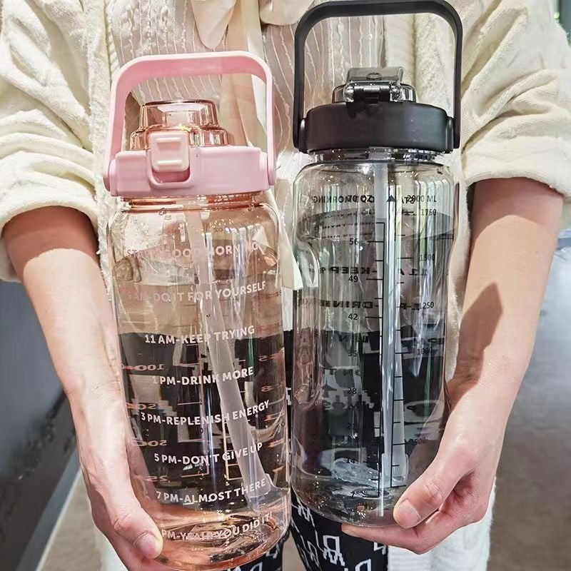 Kvinners Vannflaske med Ergonomisk Design og Lekkasjesikkert Lokk 1