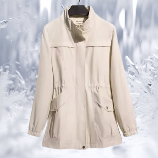 Kvinners Vindjakke Tidløs Design Skandinavisk Stil 2