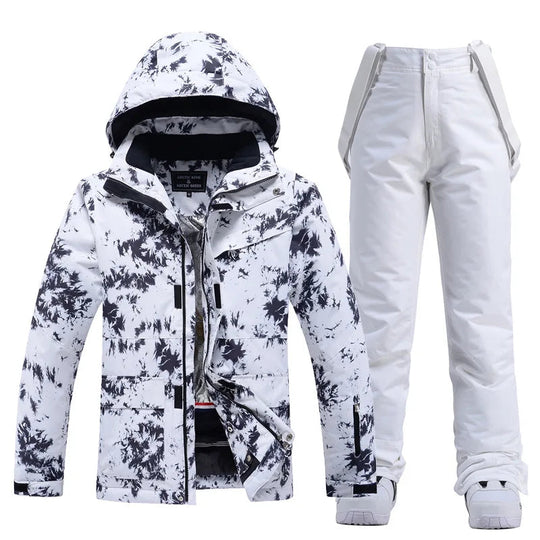 Kvinners Vinter Skidress med Hette 9