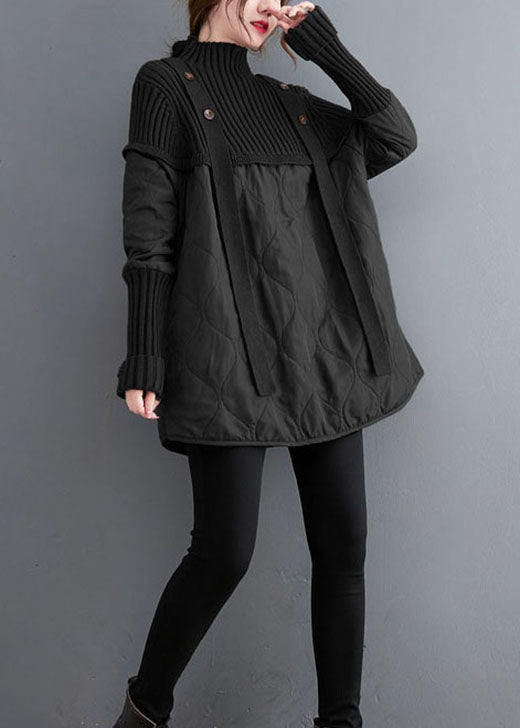 Kvinners Vintergenser med Patchwork Design 1