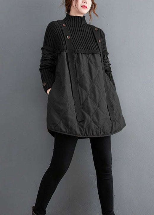 Kvinners Vintergenser med Patchwork Design 4