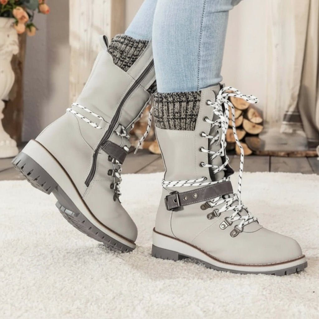 Kvinners Vinterstøvler med Vanntett Design 5