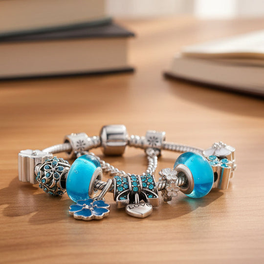 Kvinnes Blomstermotiv Armbånd 0