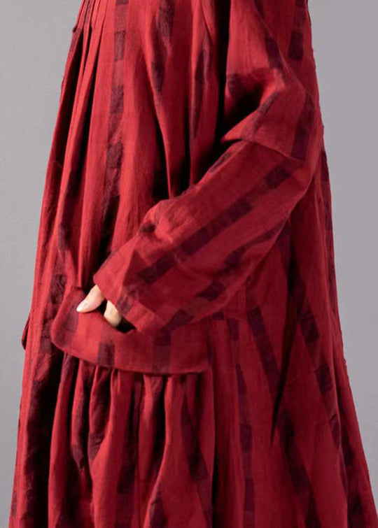 Kvinnes Feriekjole med Lange Ermer og Store Lommer 3