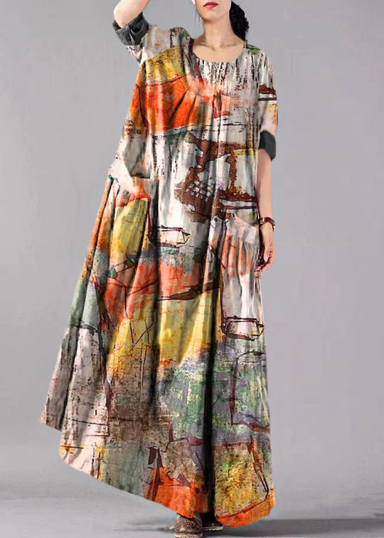 Kvinnes Feriekjole med Lange Ermer og Store Lommer 5