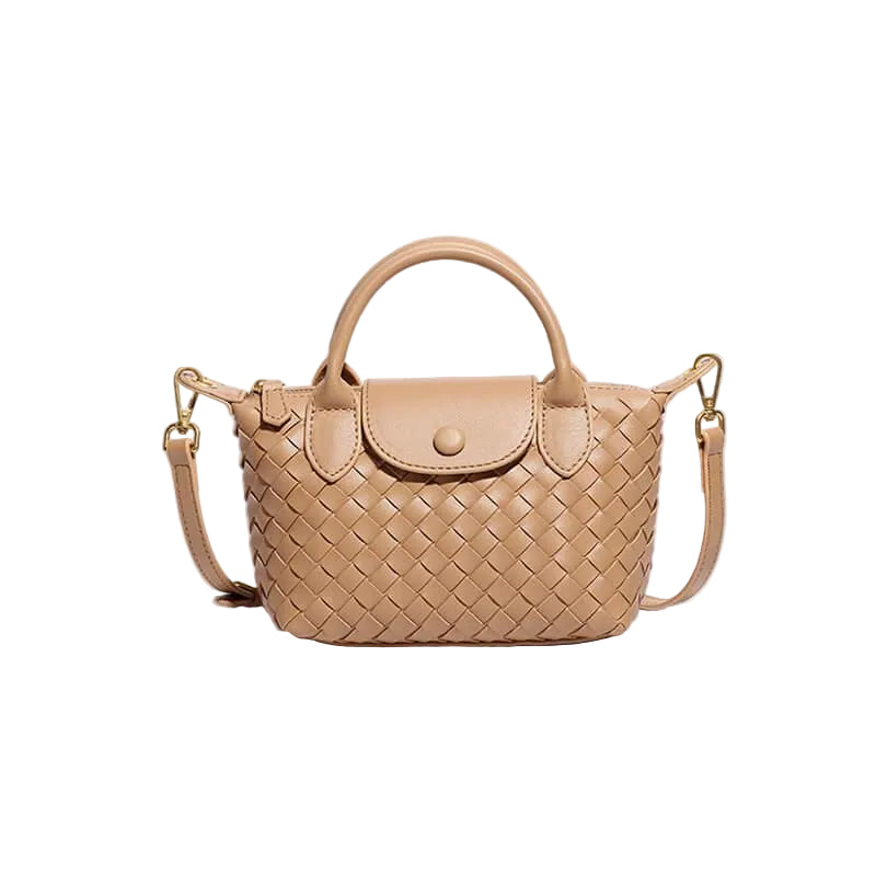 Kvinnes Flettet Mini Bag Elena 0
