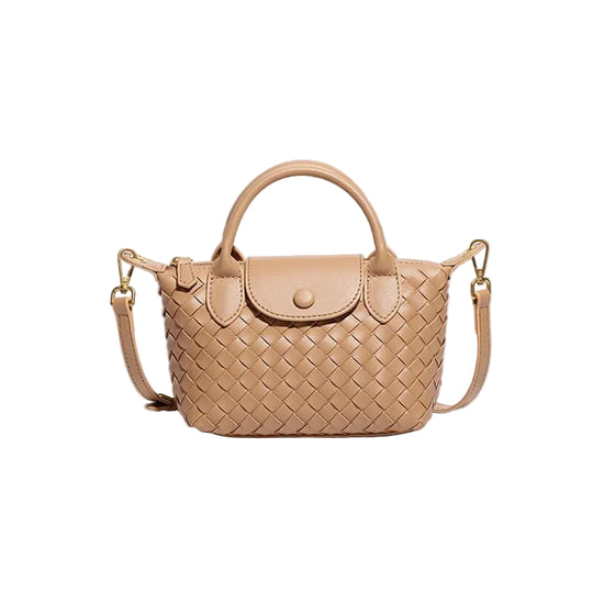 Kvinnes Flettet Mini Bag Elena 0