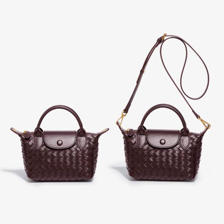 Kvinnes Flettet Mini Bag Elena 1
