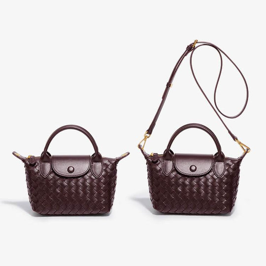 Kvinnes Flettet Mini Bag Elena 1