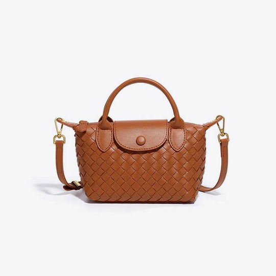 Kvinnes Flettet Mini Bag Elena 10