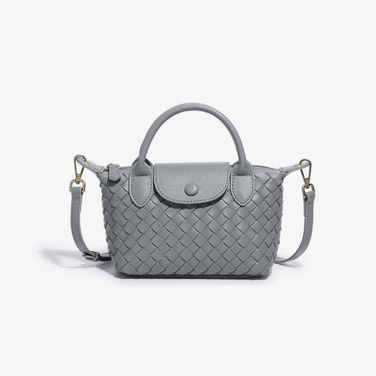 Kvinnes Flettet Mini Bag Elena 11