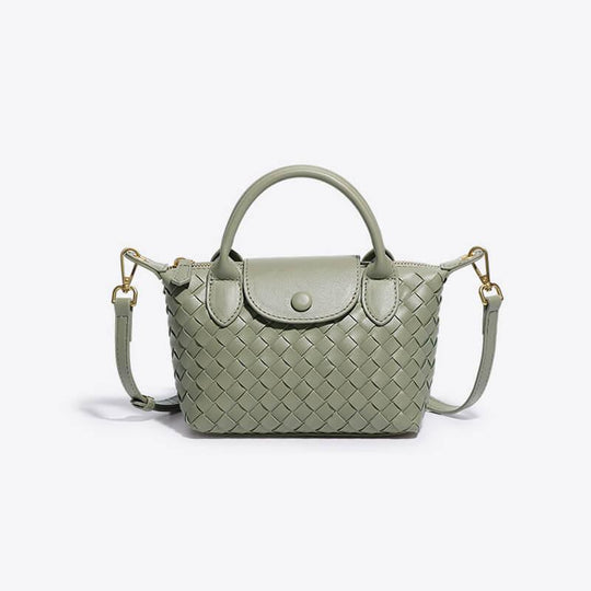 Kvinnes Flettet Mini Bag Elena 14