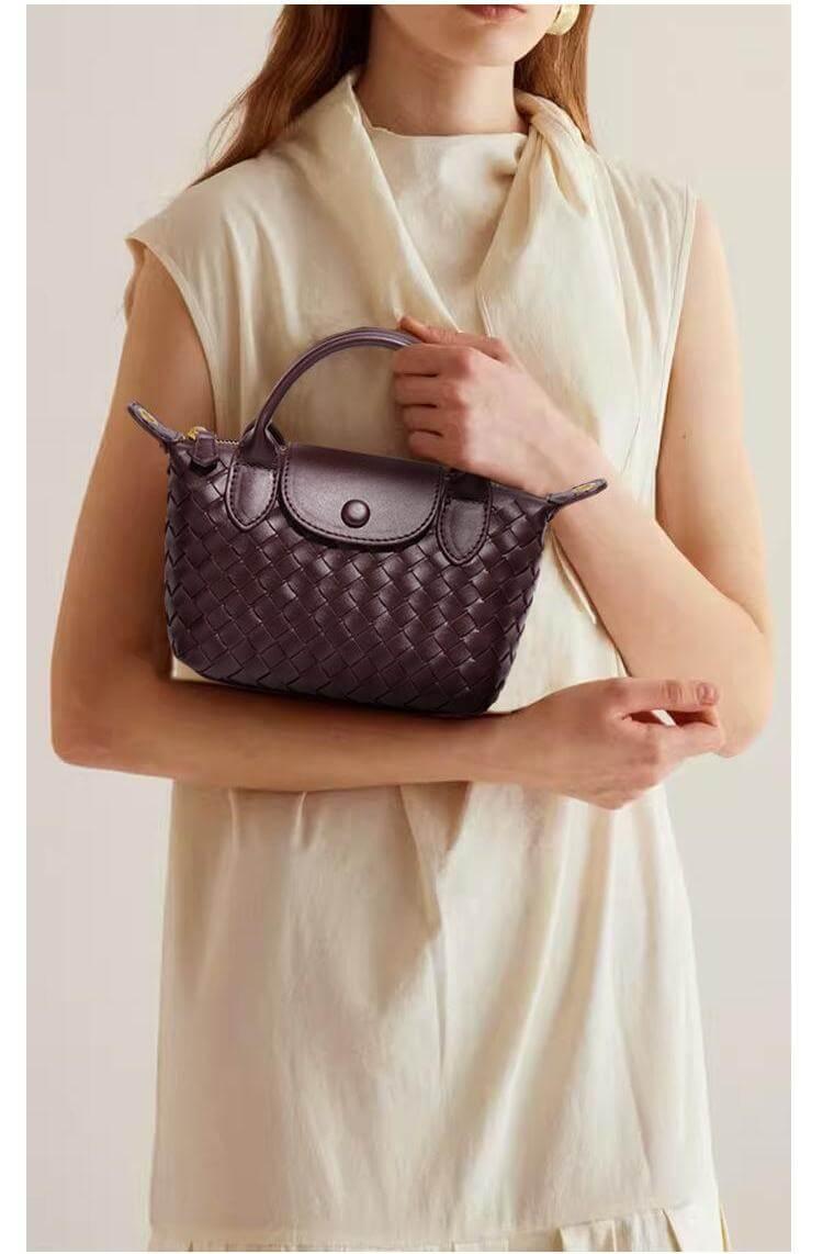 Kvinnes Flettet Mini Bag Elena 3