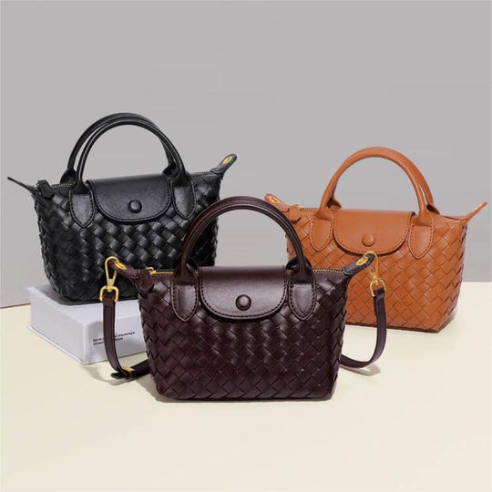 Kvinnes Flettet Mini Bag Elena 5