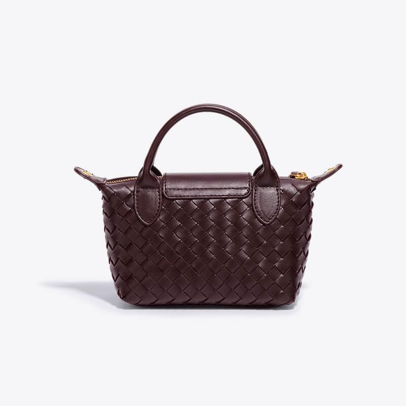 Kvinnes Flettet Mini Bag Elena 6