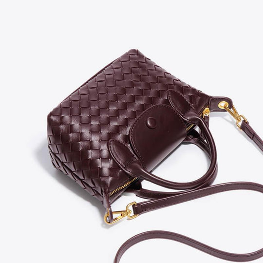 Kvinnes Flettet Mini Bag Elena 7
