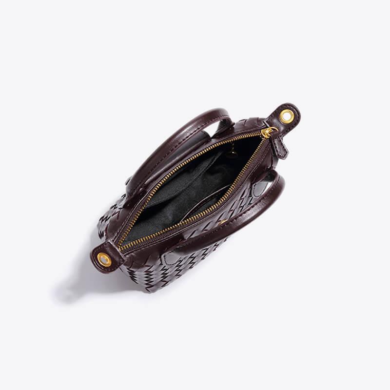 Kvinnes Flettet Mini Bag Elena 8
