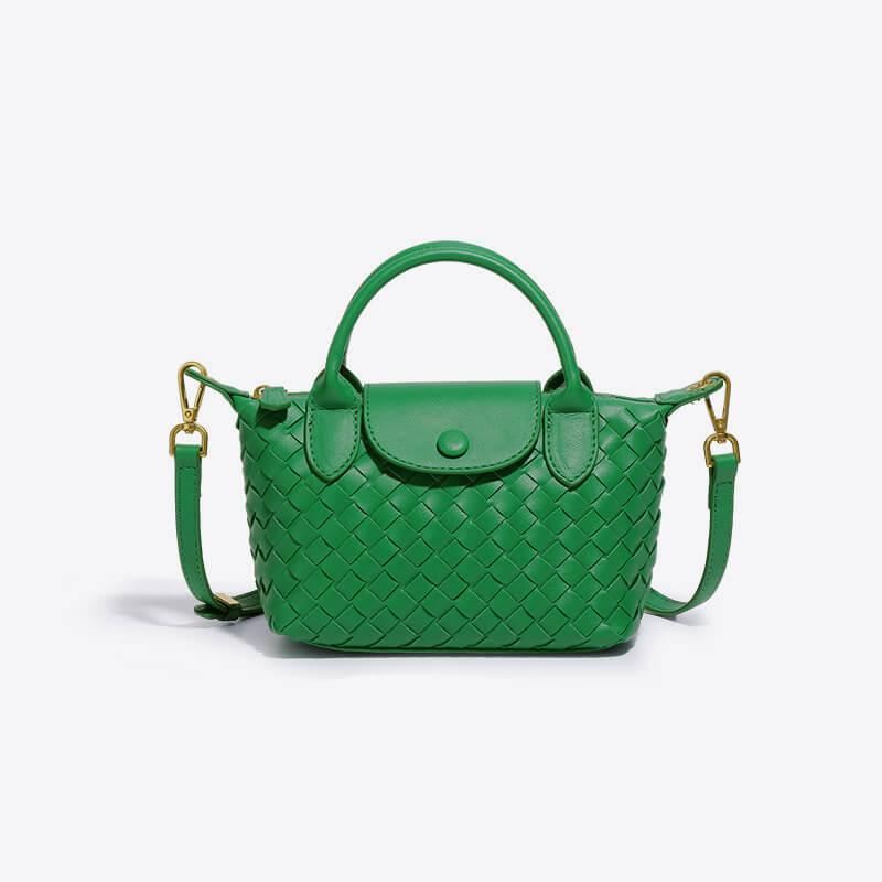 Kvinnes Flettet Mini Bag Elena 9