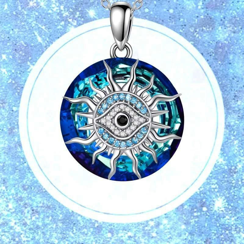 Kvinnes Halskjede Evil Eye Beskyttelse Justerbar Stilig Design 3