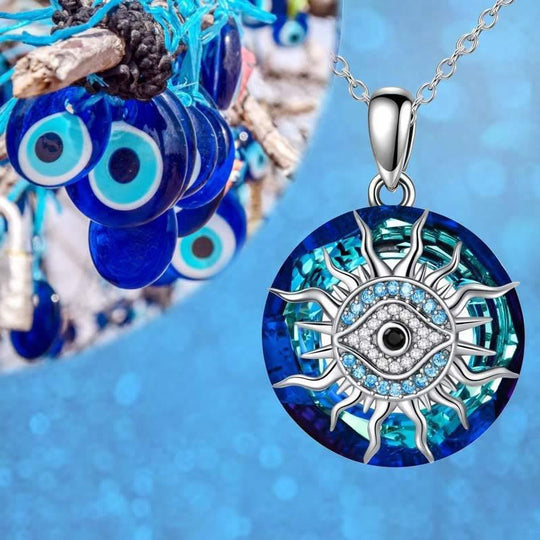 Kvinnes Halskjede Evil Eye Beskyttelse Justerbar Stilig Design 4