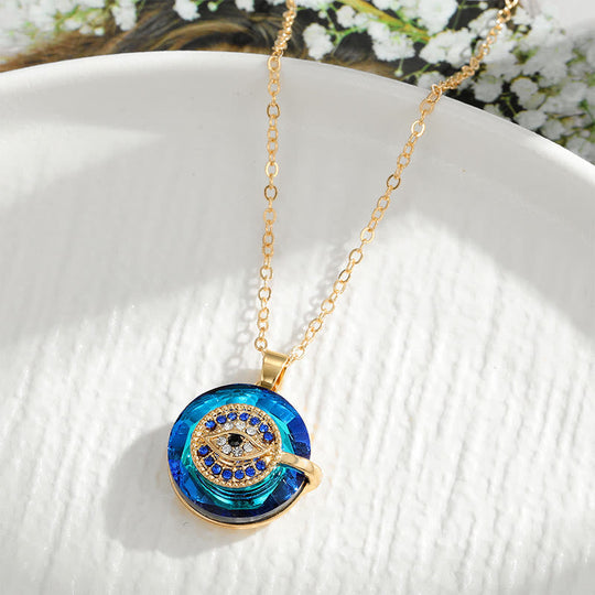 Kvinnes Halskjede Evil Eye Beskyttelse Justerbar Stilig Design 8