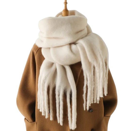 Kvinnes Oversized Skjerf Langt 0