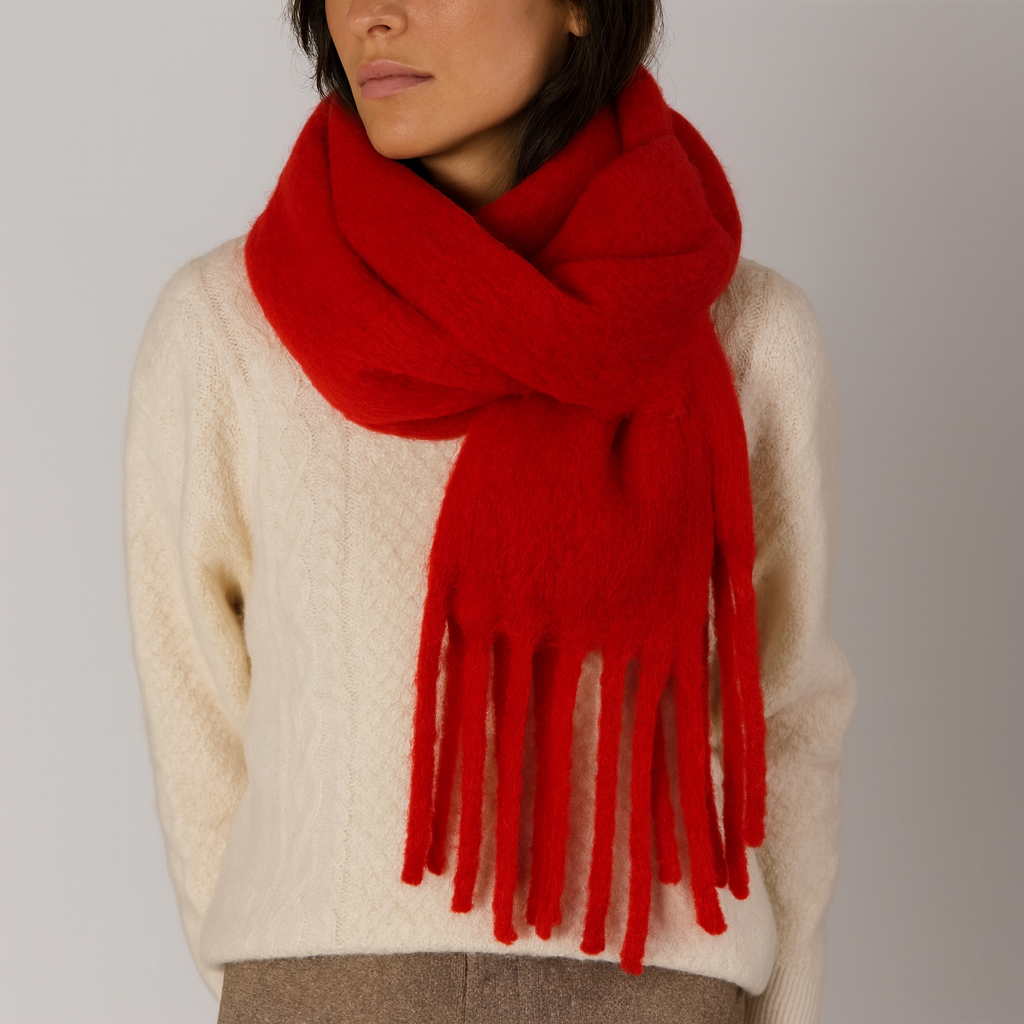 Kvinnes Oversized Skjerf Langt 1