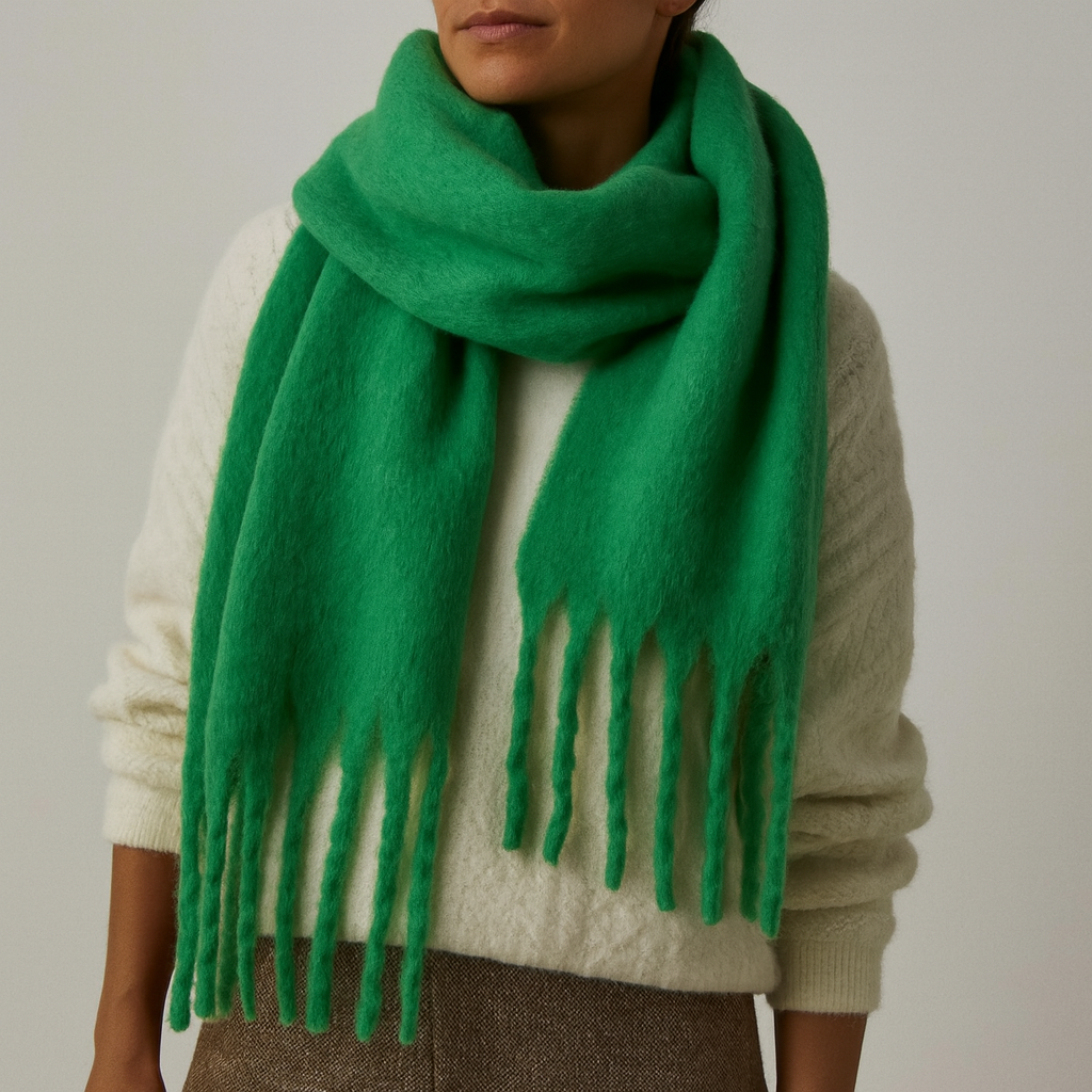 Kvinnes Oversized Skjerf Langt 5