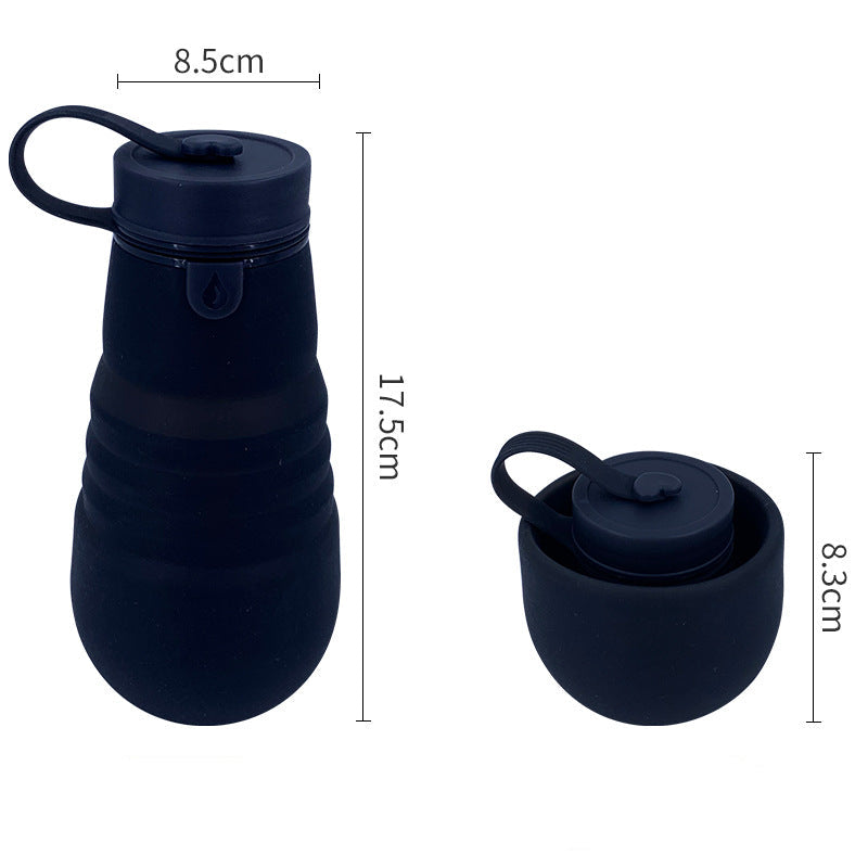 Kvinnes Sammenleggbar Drikkeflaske med Sikker Lukking 500 ml 3