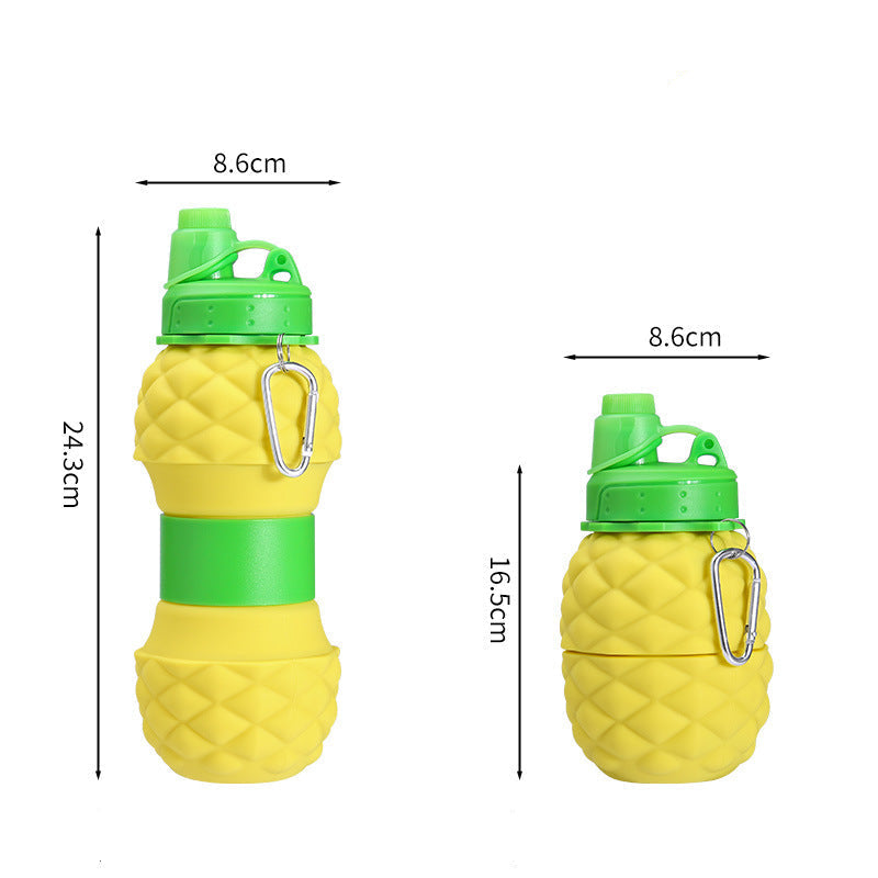 Kvinnes Sammenleggbar Vannflaske Praktisk 700 ml 0