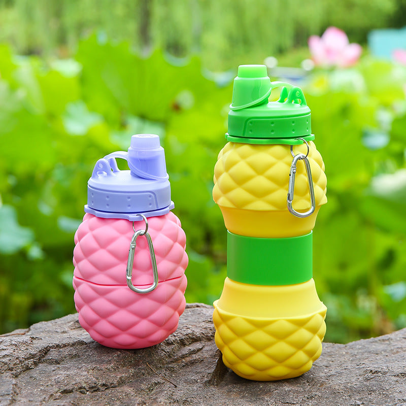 Kvinnes Sammenleggbar Vannflaske Praktisk 700 ml 1