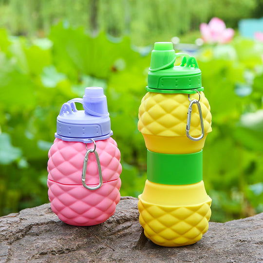 Kvinnes Sammenleggbar Vannflaske Praktisk 700 ml 1