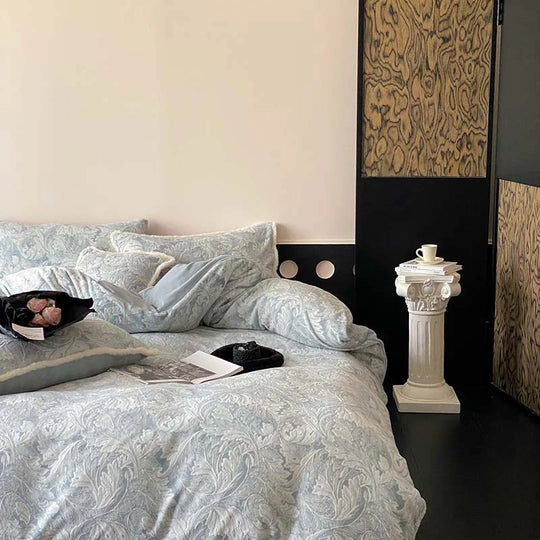 Kvinnes Sengetøysett Jacquard Paisley Mønster 0