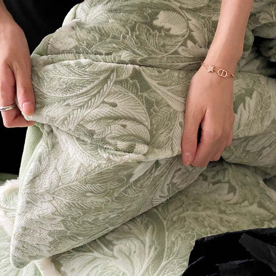 Kvinnes Sengetøysett Jacquard Paisley Mønster 3