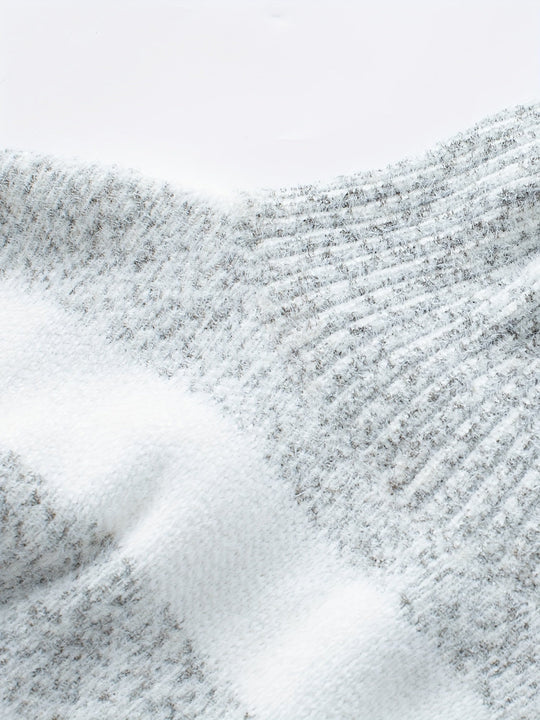 Kvinnes Turtleneck Genser Stripete 2