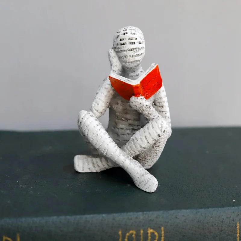 Kvinnetenker Statuedekorasjon for Hjemmekontor 1