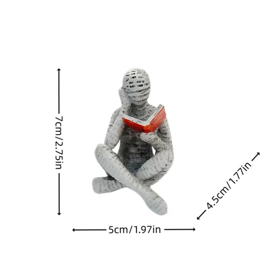 Kvinnetenker Statuedekorasjon for Hjemmekontor 5