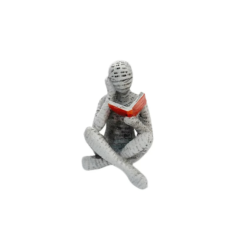 Kvinnetenker Statuedekorasjon for Hjemmekontor 7