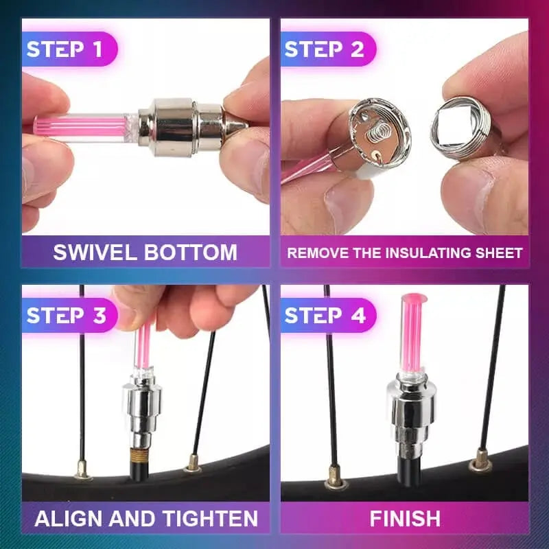 LED-Sykkellys med Bevegelsessensor for Økt Synlighet 6